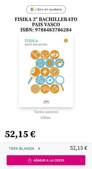 Fisika beste era batera 2, Batxilergoa
