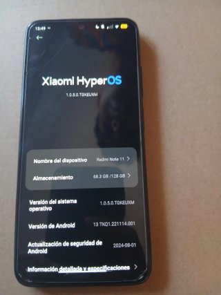Xiaomi Redmi Note 11 Gris PRECIO NEGOCIABLE