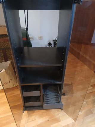 Mueble para cadena musical negro