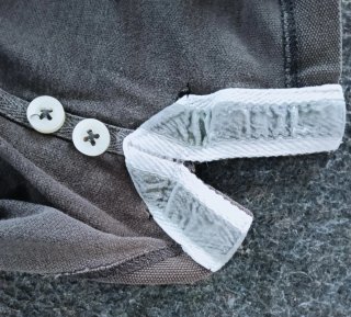 Polo Abercrombie & Fitch Gris Talla L