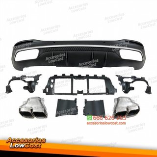 Difusor Trasero Mercedes W167 GLE 2020 Colas