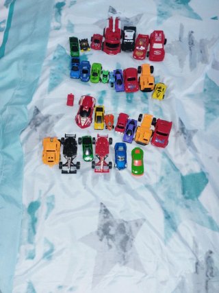 Mochila España + Coches de Juguete