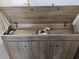 Fregadero Camper Madera