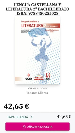 Lengua Castellana y LITERATURA 2 BACHILLERATO 2