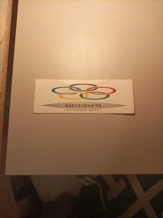 Pegatina Barcelona '92