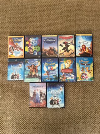 Pack Películas Disney Blu-ray y DVD