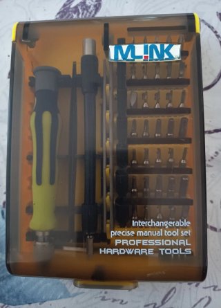 Caja Kit destornillador y puntas variadas