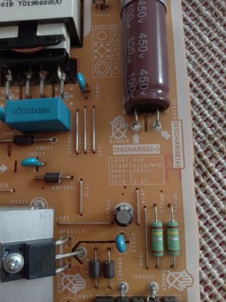 Fuente Alimentación Samsung UE43RU7105K