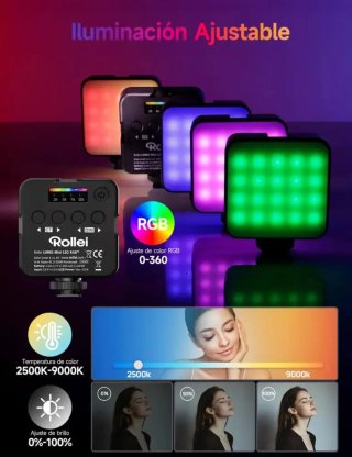 Rollei Lumis Mini LED RGB Foco