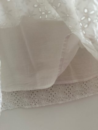 Abito corto sangallo &OtherStories bianco