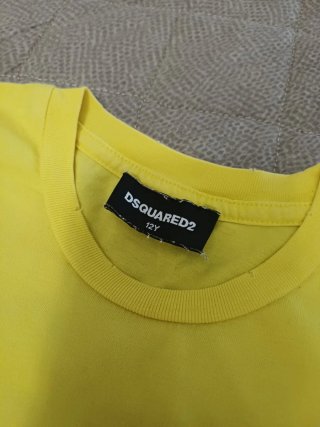 T-shirt Dsquared2 bimbo logo rosso