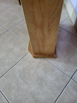 Porta CD in legno con decoro girasoli