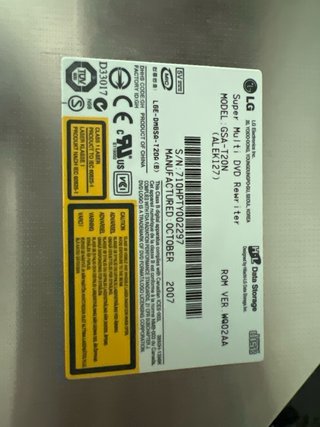 Masterizzatore LG SATA DVD RW Slim