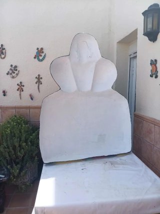 Gran Menina de Fibra de Vidrio