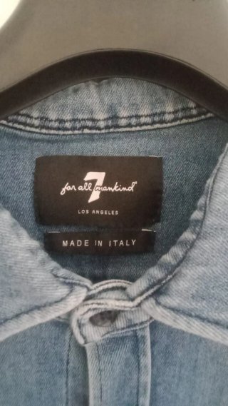 Camicia 7 for all Mankind Uomo Blu
