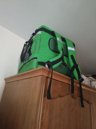 Mochila térmica verde