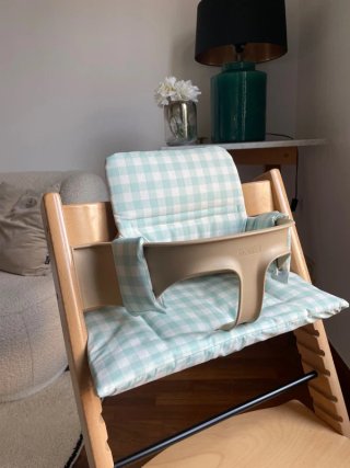 NUEVA Funda vichy impermeable Stokke Tripp Trapp