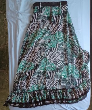 Falda asimétrica Camaleónica Talla S