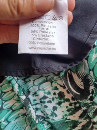 Falda asimétrica Camaleónica Talla S