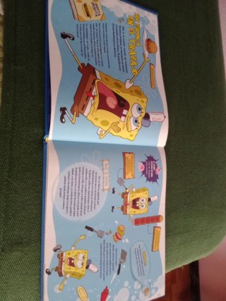 Libro infantil ," el mundo de Bob esponja"