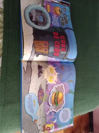 Libro infantil ," el mundo de Bob esponja"