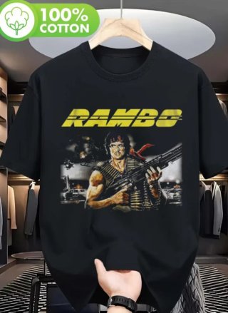Camiseta Rambo Negra