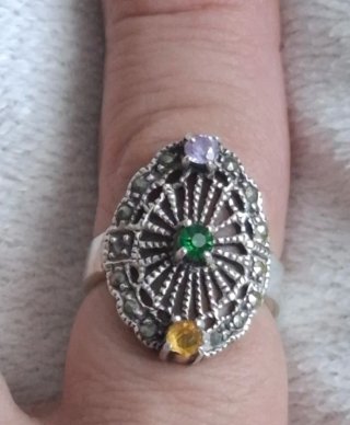 Anillo Vintage Plata Ley 925