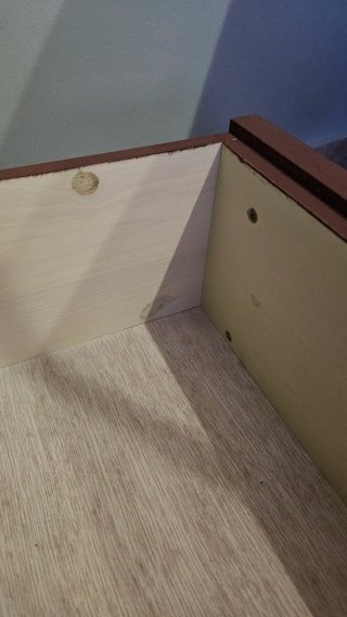 Estantería librería rústica de madera