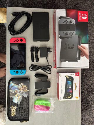 Nintendo Switch Rojo/Azul Completo