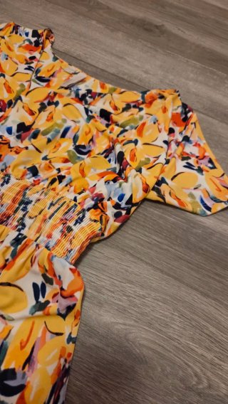 Abito estivo floreale giallo