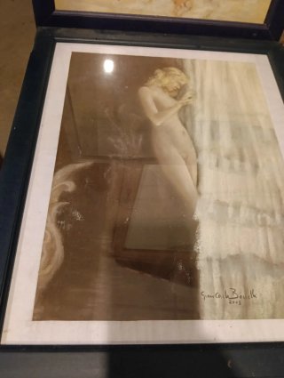 Quadro dipinto a mano Venezia gondole