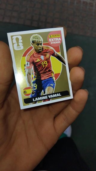 Lamine Yamal Extra Sticker Panini FIFA
