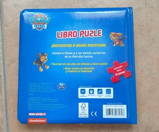 Libro puzzle Patrulla Canina