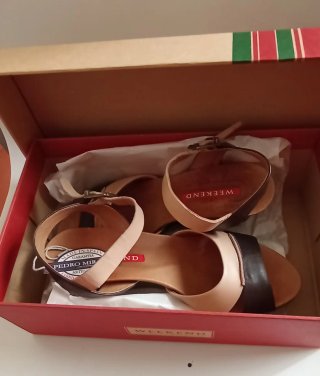 Sandalias vestir tonos tostados