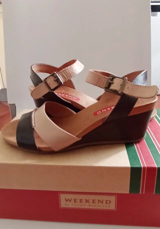 Sandalias vestir tonos tostados