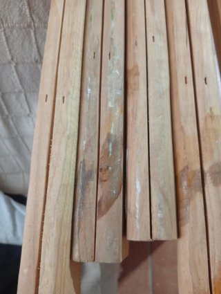 9 Caballetes Plegables Madera Pino
