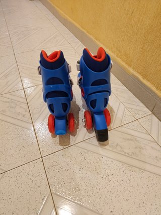 Patines Oxelo Play 3 Niños Azul/Rojo