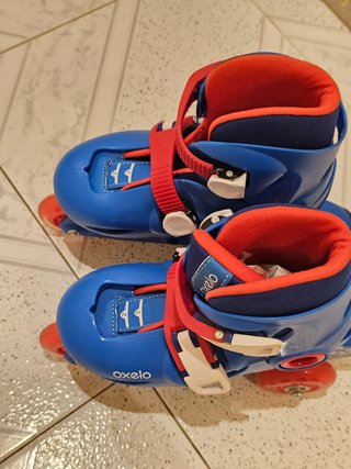 Patines Oxelo Play 3 Niños Azul/Rojo