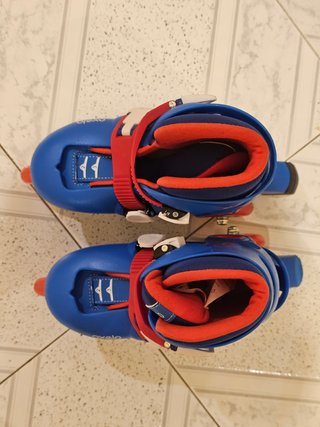 Patines Oxelo Play 3 Niños Azul/Rojo
