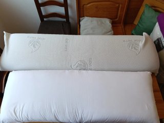 Lote 2 Almohadas 1.50m y 1.05m