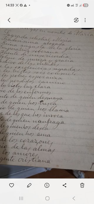 Villanueva ManuscrIto religioso libreta