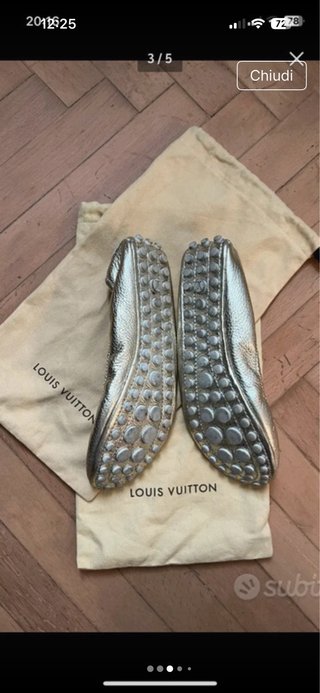Ballerine Louis Vuitton Pelle Oro