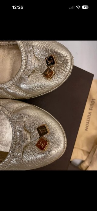 Ballerine Louis Vuitton Pelle Oro