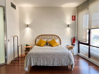 Somier Cama 150x190 Beige/Blanco