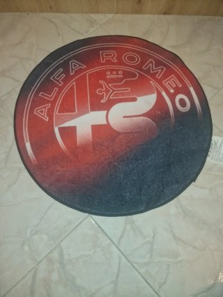 Tappeto Alfa Romeo Rotondo 60x60