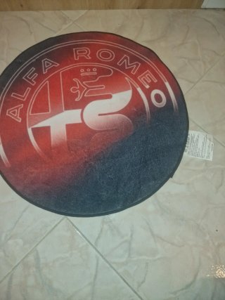 Tappeto Alfa Romeo Rotondo 60x60