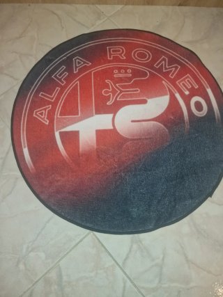 Tappeto Alfa Romeo Rotondo 60x60
