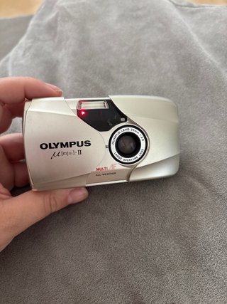 Fotocamera Olympus mju-II compatta argentata