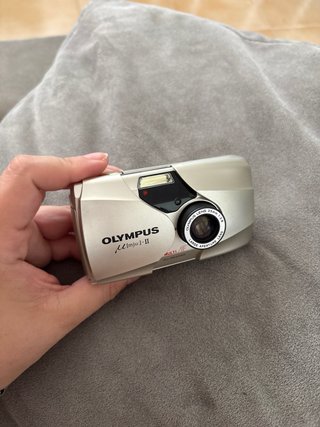 Fotocamera Olympus mju-II compatta argentata