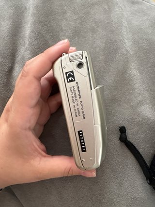 Fotocamera Olympus mju-II compatta argentata